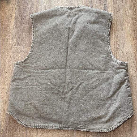 Vintage Carhartt V13DES Sherpa Lined Work Vest - Picture 6 of 6